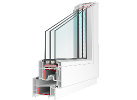 Пластиковые окна Brusbox Super aero 70 мм 